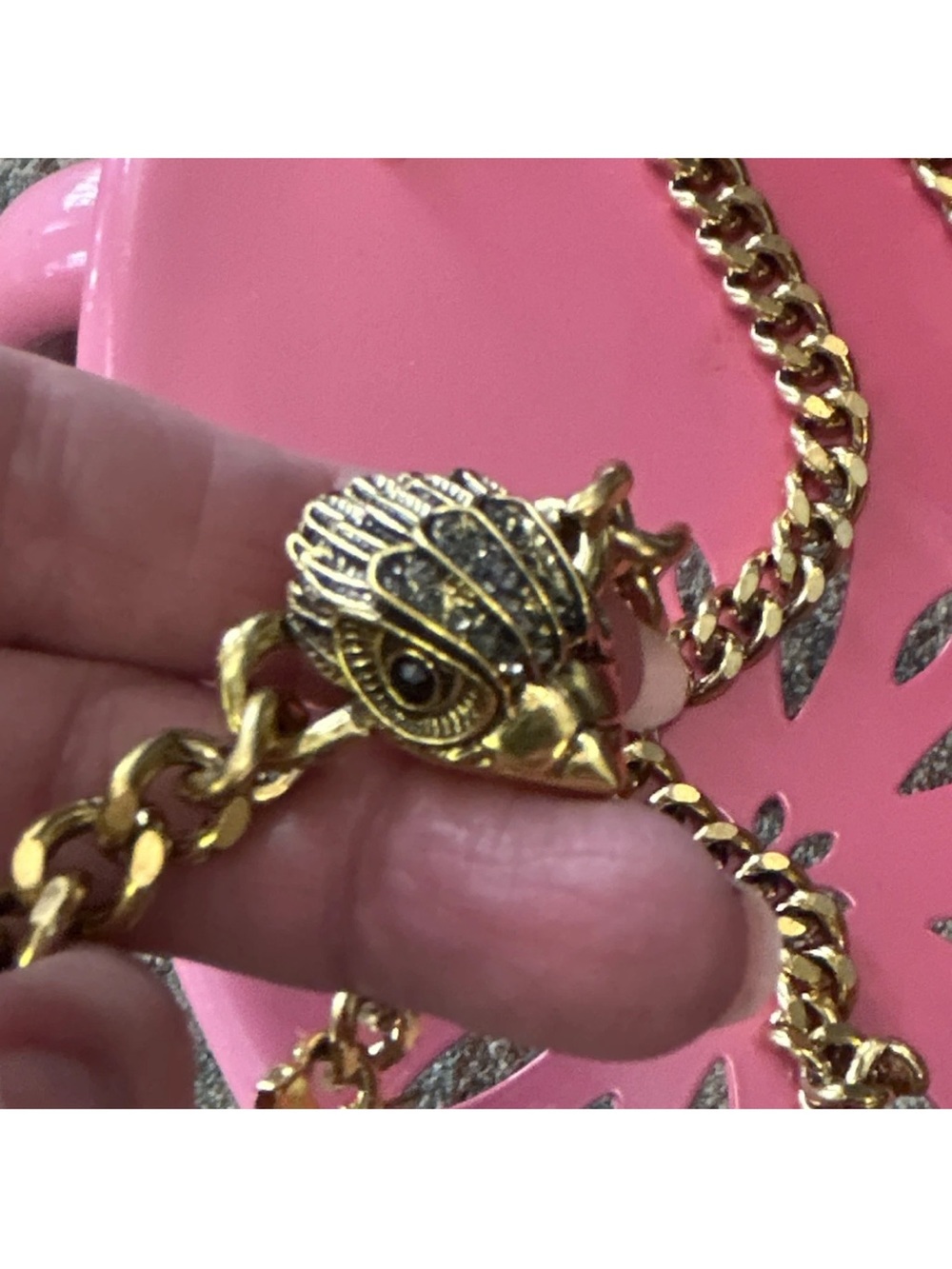 Gold Chain Necklace and Bracelet Set - Hash tag- Kurt Geiger - Picture 9 of 9